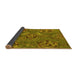 Sideview of Abstract Yellow Contemporary Rug, con1534yw