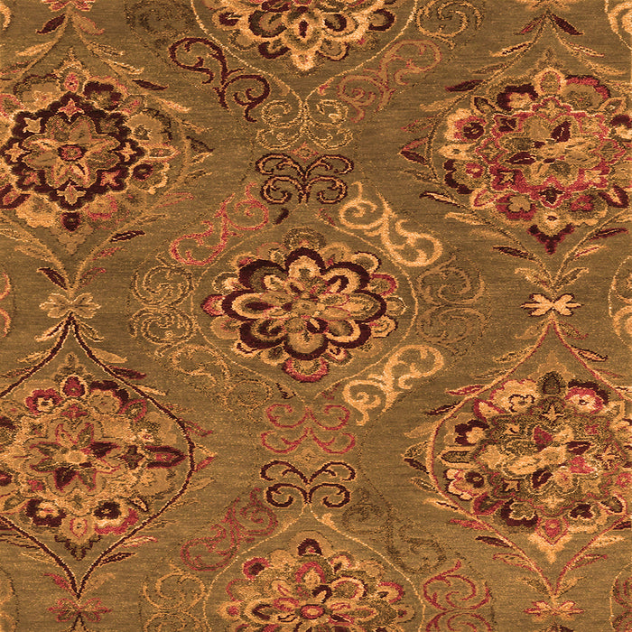 Serging Thickness of Abstract Orange Contemporary Rug, con1534org