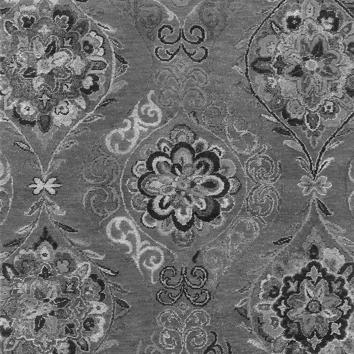 Serging Thickness of Machine Washable Abstract Gray Contemporary Rug, wshcon1534gry