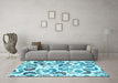 Machine Washable Abstract Light Blue Contemporary Rug in a Living Room, wshcon1535lblu