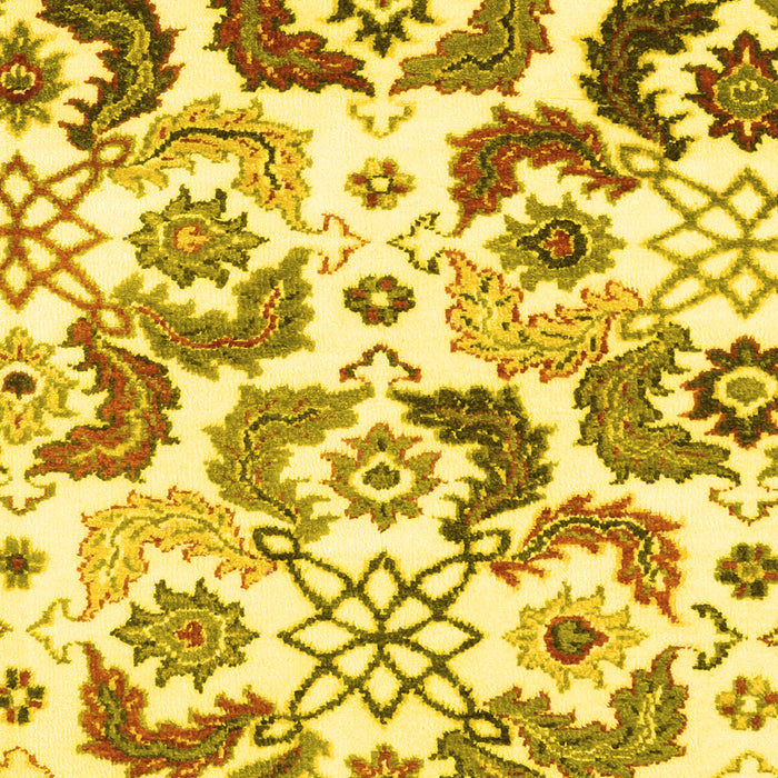 Machine Washable Abstract Yellow Contemporary Rug, wshcon1535yw