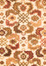 Serging Thickness of Machine Washable Abstract Orange Contemporary Area Rugs, wshcon1535org