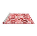 Contemporary Red Washable Rugs