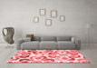 Contemporary Red Washable Rugs