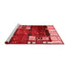 Contemporary Red Washable Rugs