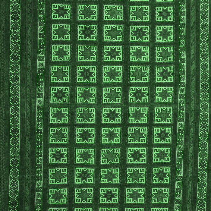 Machine Washable Abstract Emerald Green Contemporary Area Rugs, wshcon1537emgrn