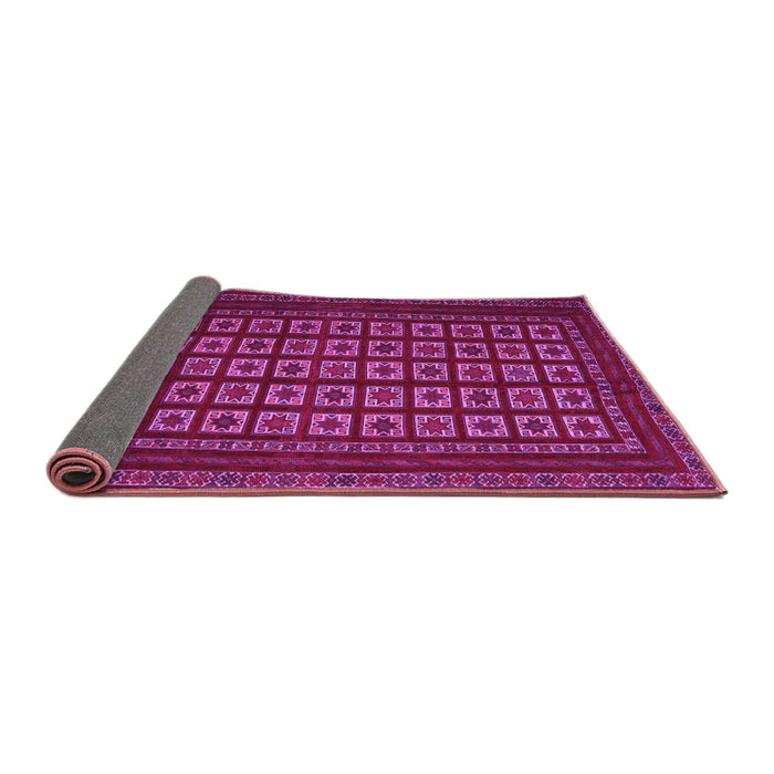 Sideview of Abstract Pink Contemporary Rug, con1537pnk