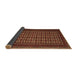 Sideview of Abstract Brown Contemporary Rug, con1537brn