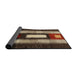 Thickness of Contemporary Red Modern Rug, con1538