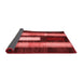 Abstract Red Contemporary Area Rugs