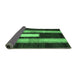 Sideview of Abstract Emerald Green Contemporary Rug, con1538emgrn