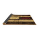 Sideview of Abstract Brown Contemporary Rug, con1538brn