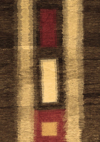 Abstract Brown Contemporary Rug, con1538brn