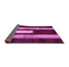 Sideview of Abstract Pink Contemporary Rug, con1538pnk