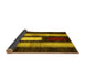 Sideview of Abstract Yellow Contemporary Rug, con1538yw