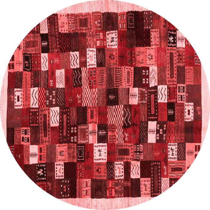 Machine Washable Abstract Red Contemporary Rug, wshcon1539red