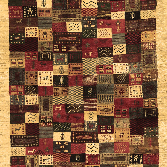 Abstract Brown Contemporary Rug, con1539brn