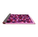 Sideview of Abstract Pink Contemporary Rug, con1539pnk