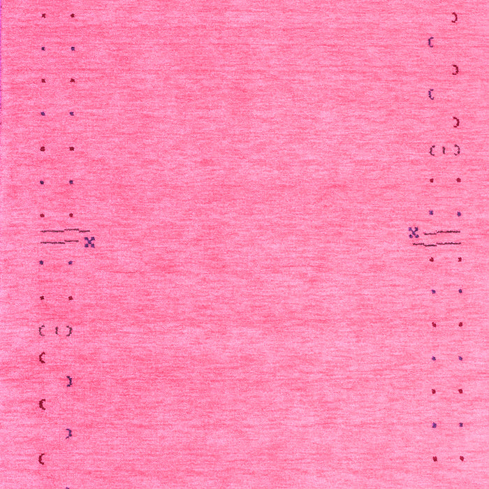 Machine Washable Abstract Pink Contemporary Rug, wshcon153pnk