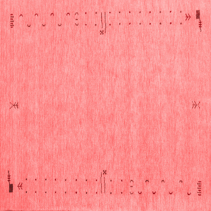 Machine Washable Abstract Red Contemporary Rug, wshcon153red