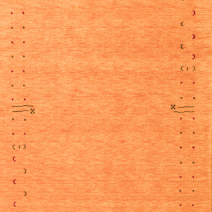 Abstract Orange Contemporary Rug, con153org