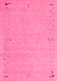 Abstract Pink Contemporary Rug, con153pnk