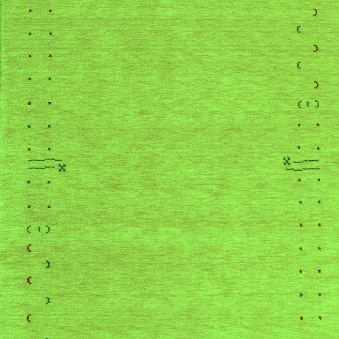 Abstract Green Contemporary Rug, con153grn