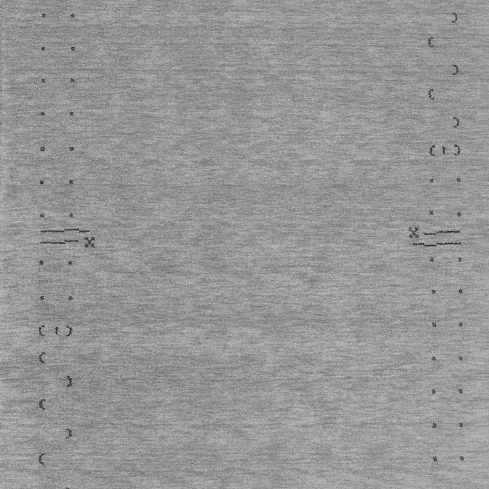 Serging Thickness of Machine Washable Abstract Gray Contemporary Rug, wshcon153gry