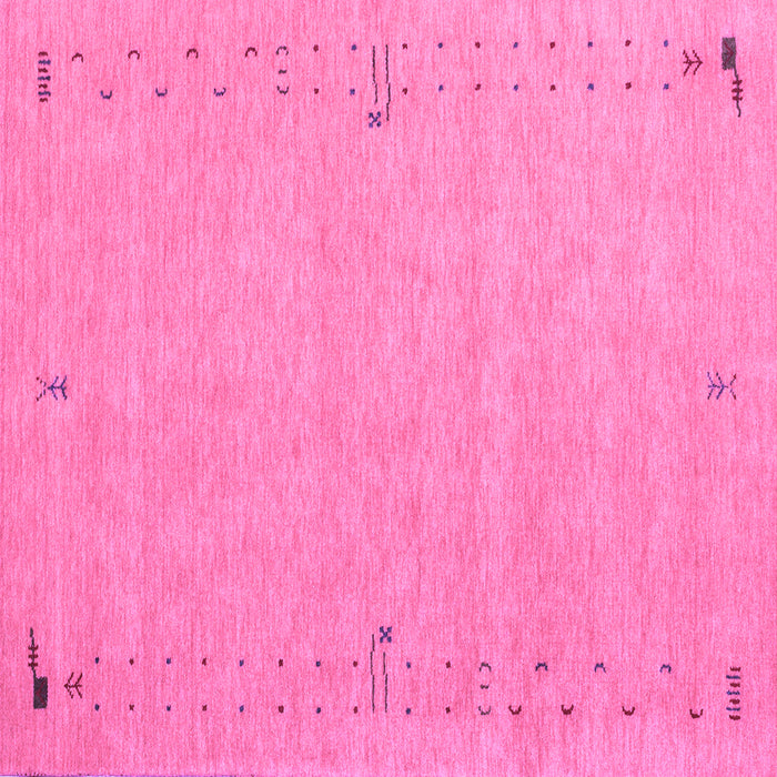 Square Abstract Purple Contemporary Rug, con153pur