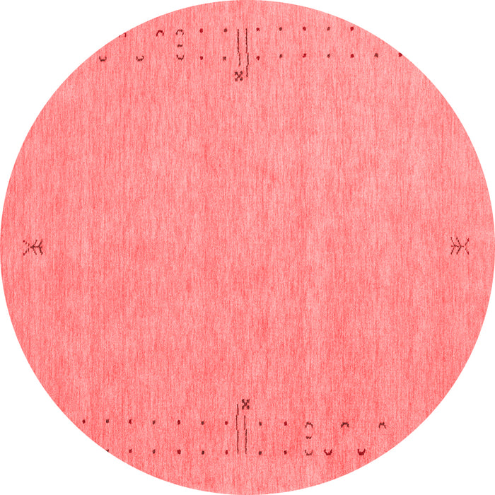 Machine Washable Abstract Red Contemporary Rug, wshcon153red
