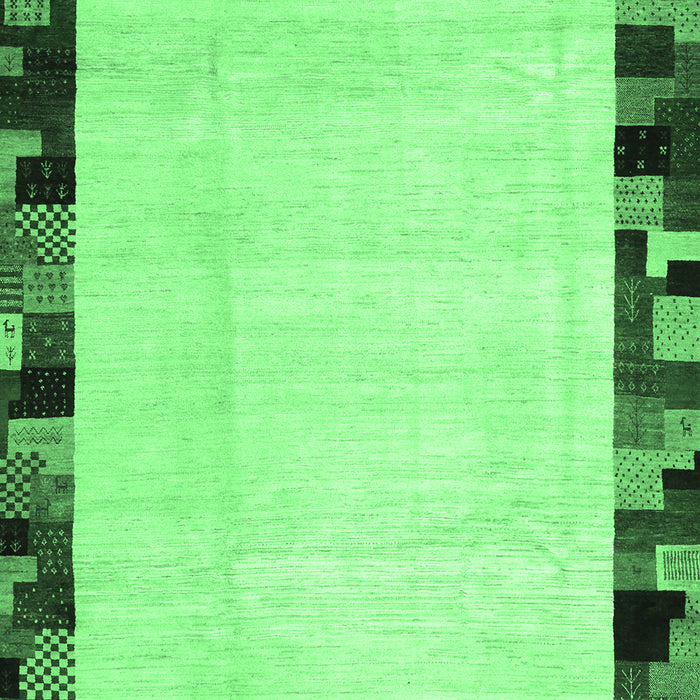 Solid Emerald Green Modern Rug, con1540emgrn