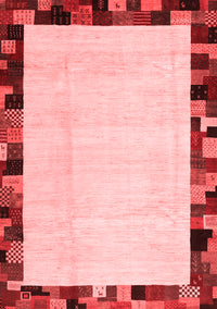 Solid Red Modern Rug, con1540red