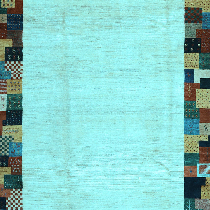 Solid Light Blue Modern Rug, con1540lblu