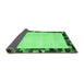 Sideview of Solid Emerald Green Modern Rug, con1540emgrn