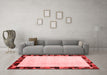 Modern Red Washable Rugs