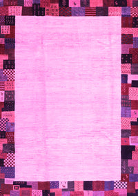 Solid Pink Modern Rug, con1540pnk