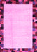 Solid Pink Modern Rug, con1540pnk