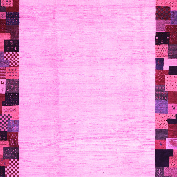 Machine Washable Solid Pink Modern Rug, wshcon1540pnk