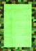 Solid Green Modern Rug, con1540grn