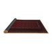 Thickness of Contemporary Bakers Brown Modern Rug, con1541