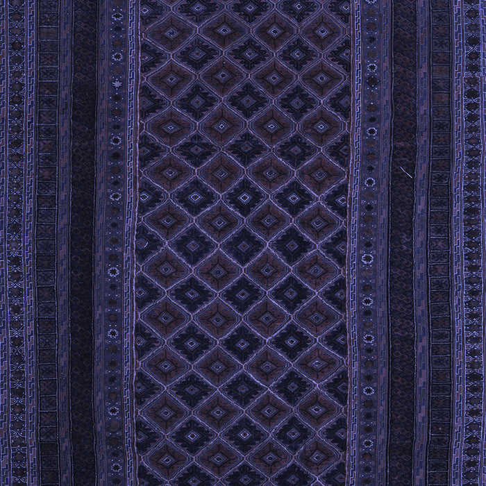 Abstract Blue Contemporary Rug, con1541blu