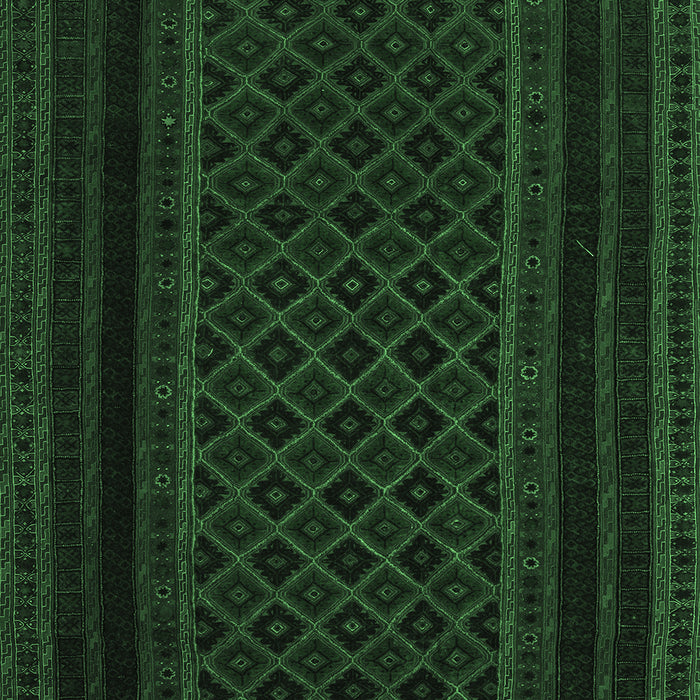 Machine Washable Abstract Emerald Green Contemporary Area Rugs, wshcon1541emgrn
