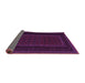 Sideview of Abstract Purple Contemporary Rug, con1541pur