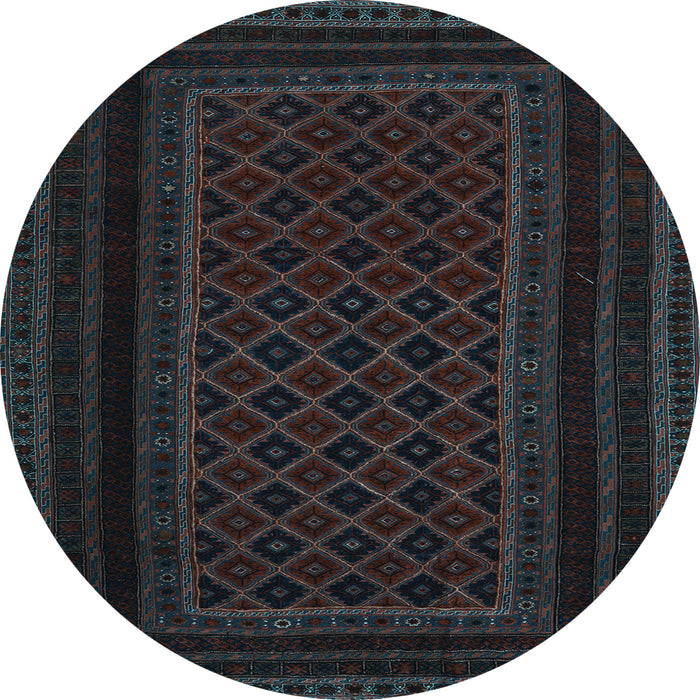 Round Machine Washable Abstract Light Blue Contemporary Rug, wshcon1541lblu