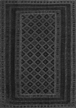 Abstract Gray Contemporary Rug, con1541gry