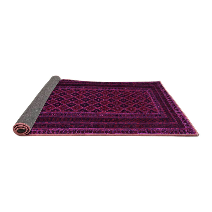 Sideview of Abstract Pink Contemporary Rug, con1541pnk