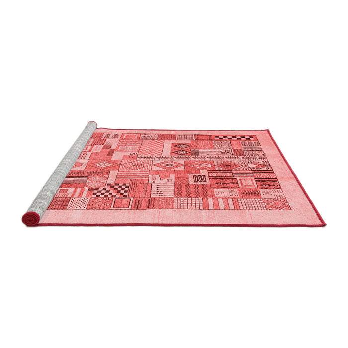 Contemporary Red Washable Rugs