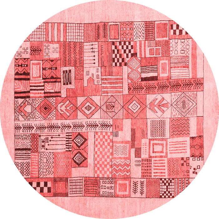 Machine Washable Abstract Red Contemporary Rug, wshcon1542red