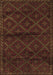 Abstract Brown Contemporary Rug, con1543brn