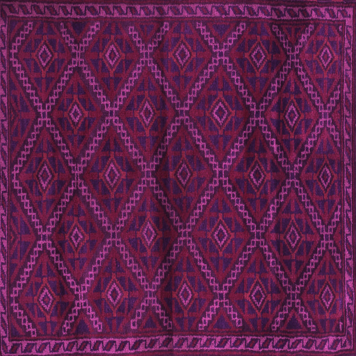 Square Abstract Pink Contemporary Rug, con1543pnk
